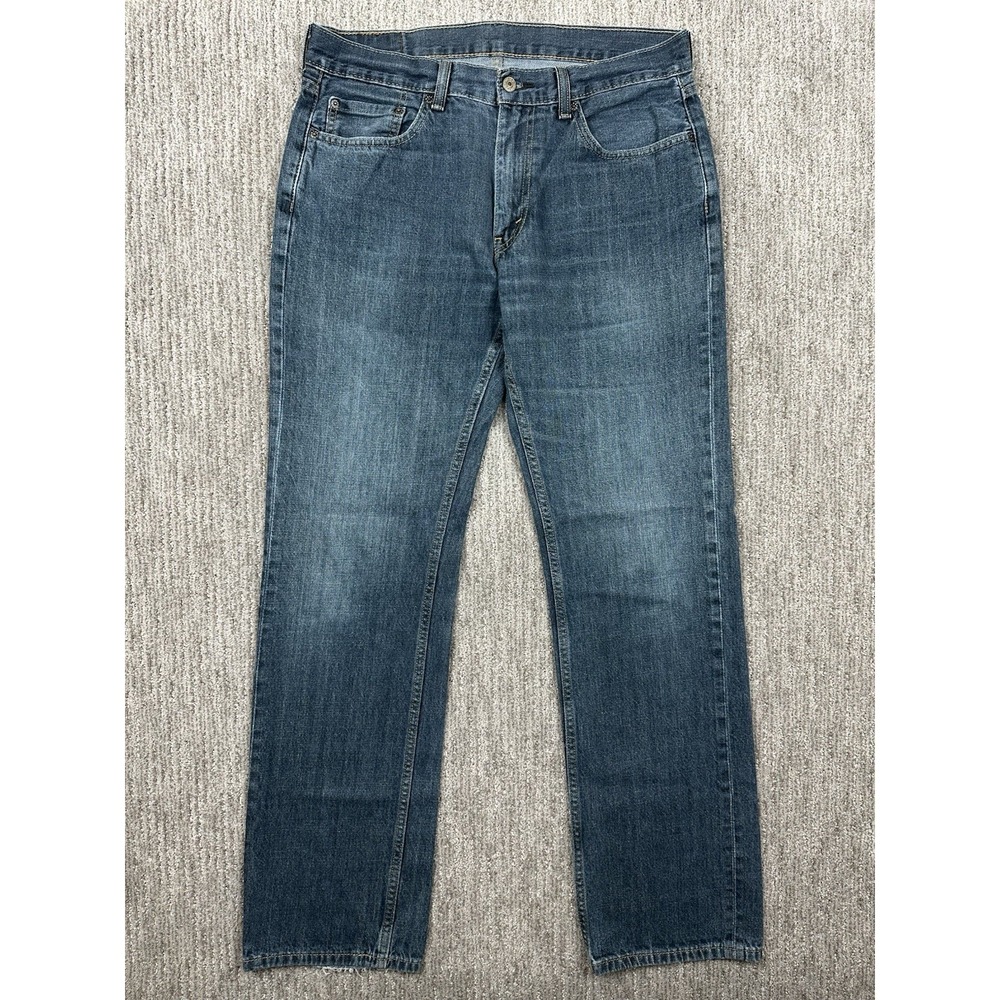 LEVIS 559 Mens 34x35 Jeans Medium Wash Relaxed Straight Stretch Denim Tag 34x36